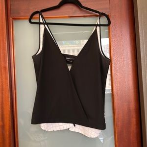 Black top with backless design